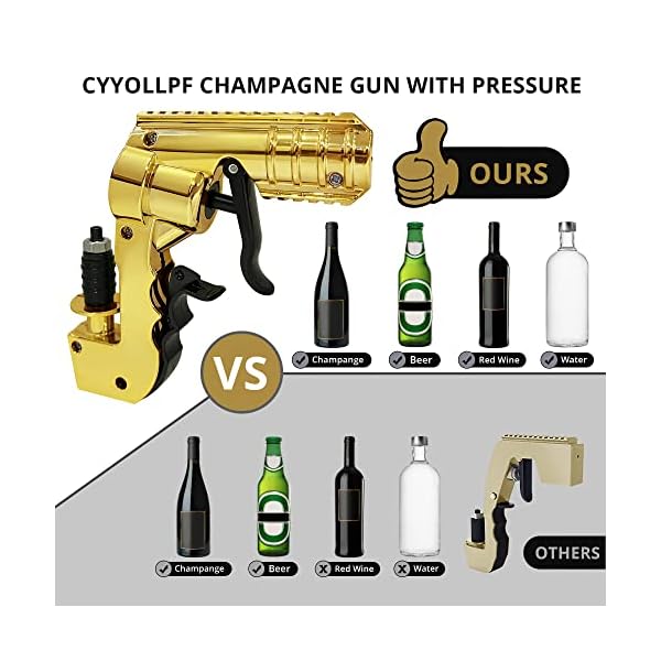 The 4th Generation Champagne Gun Shooter,Adjustable Champagne Spray Gun