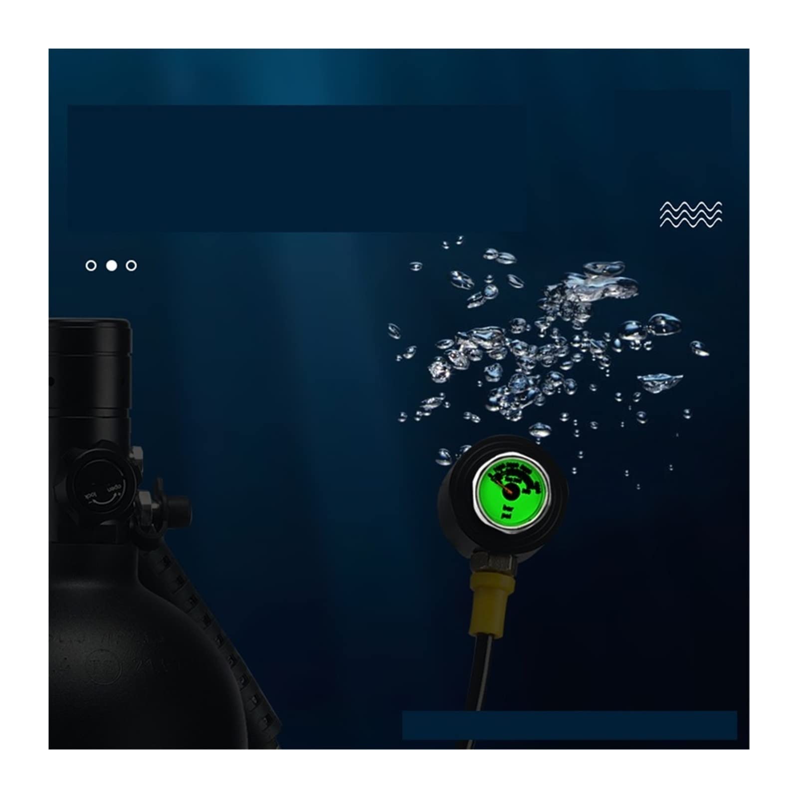 Attrezzatura Subacquea, 2L Diving Snorkeling Equipment Breathing Tube(Color:Blackhead in Yellow Bottle)