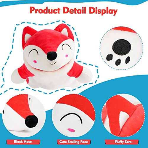 Nxnynz Fox Stuffed Animal Plush Body Pillow, 47.2In Cute Big Red Soft Fox Giant Plushie Kawaii Toy Doll Birthday Gift For Kids Boys Girls #TOP1