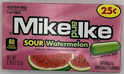 Mike And Ike Candy Variety 7 Pack- Includes 5 Theater Boxes And 2 Mini Boxes- Mike And Ike Sour Mega Mix, Original, Tropical Typhoon, Berry Blast, And Mega Mix. Mini Boxes Include Sour Watermelon And Cherry. #TOP6