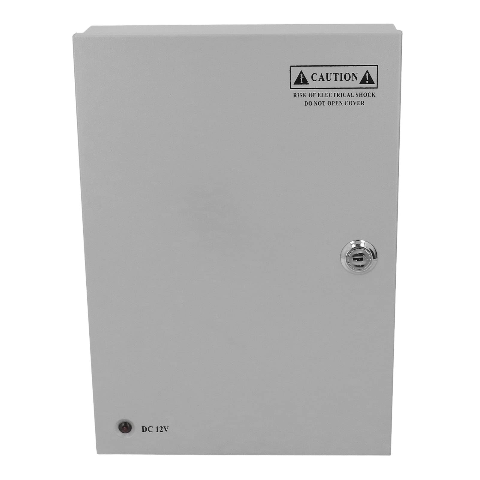 DC Box Box Box a 18 canali CCTV Alimentatore della telecamera con alloggiamento in metallo Lock CONNETTORE AC AC100V 220 V Ingresso DC12V Output DC12V (12V15A18CH)