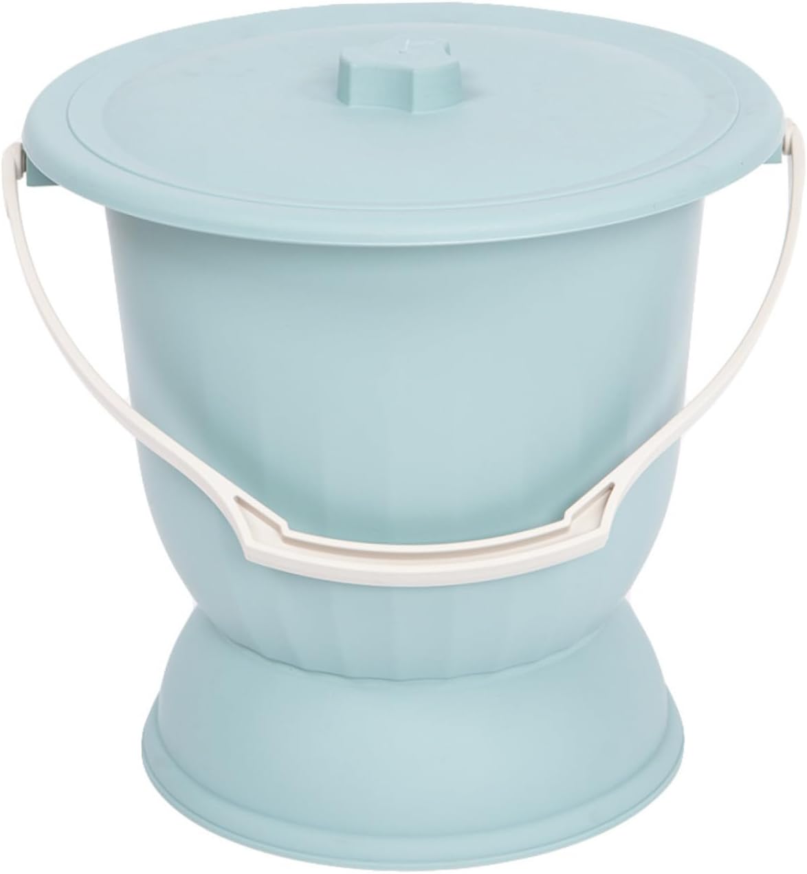 High Base Urinal Pot for Adults and Lightweight Spittoon with Lid Non Slip Design for Easy Cleaning for Bedrooms and Emergencies Durable Plastic Material Capacity