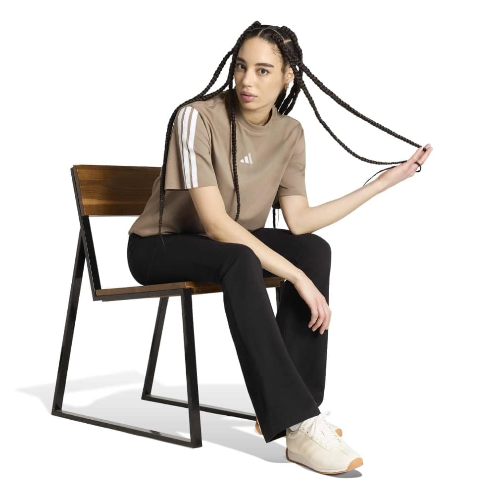 adidas Essentials 3-Stripes Boyfriend Camiseta Mujer (Pack de 1)