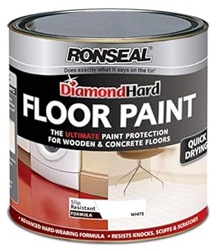 Ronseal Diamond Hard Floor Paint 750ml White