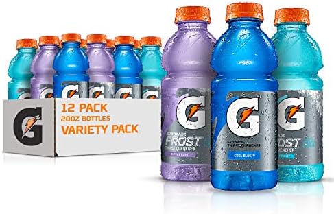Gatorade Original Thirst Quencher 3-Flavor Frost Variety Pack, 20 Fl Ounce - Pack of 12