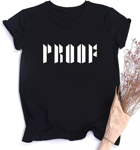 Miniatura 3 de Tshirts for Bangtan Boys Proof Letter Printed Short Sleeve Black T-Shirt for Korean POP Merchandise