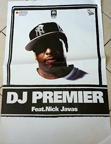 Poster grand format Dj Premier 70x100 cm deco murale interieure pour fan hip-hop