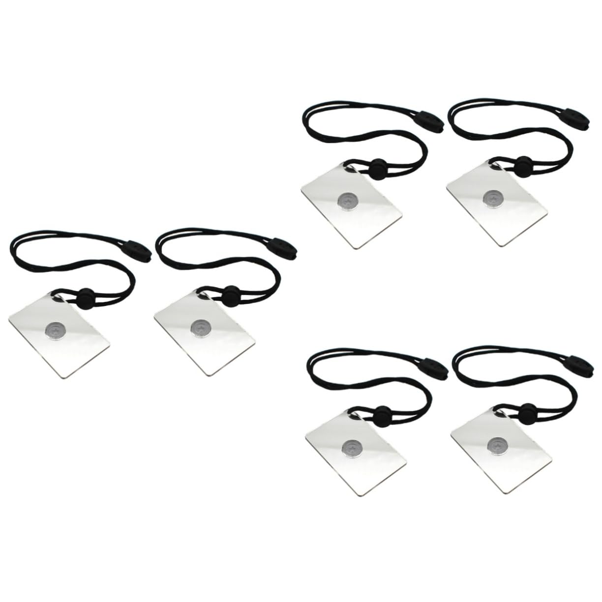 SUPVOX Miroir De Poncho Eau d'urgence Pouvoir Torche Bande Visibilité Chemin Tondeuse Lampe LED Lumineuse Signal d'urgence Lanterne Camp Acrylique