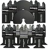 15pc Mixed Saw wood bi-metal precision Pack Oscillating Multitool Blades Fits Fein Multimaster Makita Genesis Bosch Dremel Craftsman Bolt-on Nextec Ridgid Ryobi Makita Milwaukee Dewalt Rockwell Hyperlock Chicago Stainley Skil King Canada Multi Tools