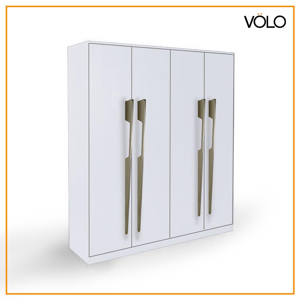 VOLO Cabinet Handles - Silver Aluminium Pulls (Pack of 2) -5 VOLO Cabinet Handles - Silver Aluminium Pulls (Pack of 2) -5