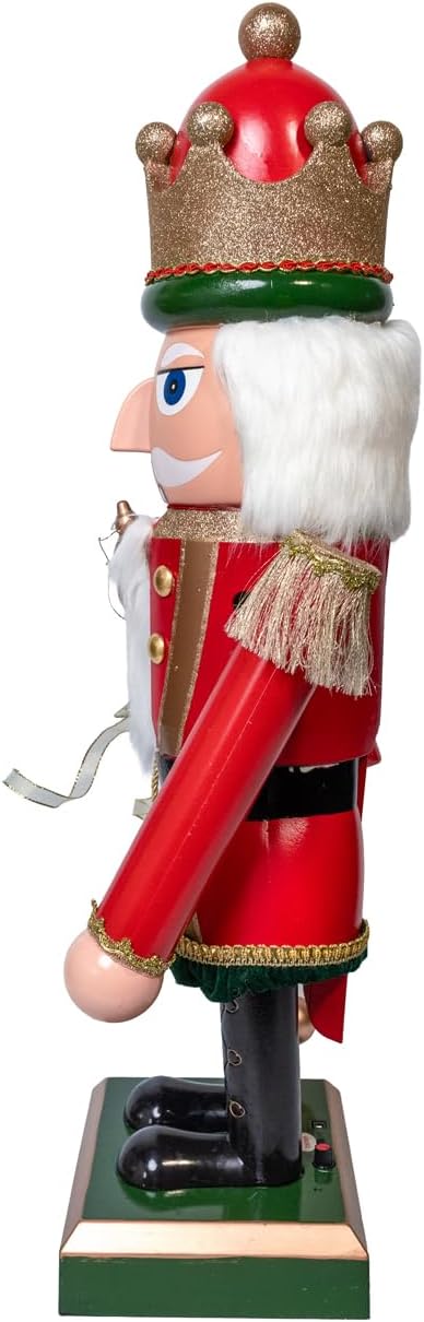 Kurt S. Adler 43-Inch Lighted Musical Collapsible Nutcracker