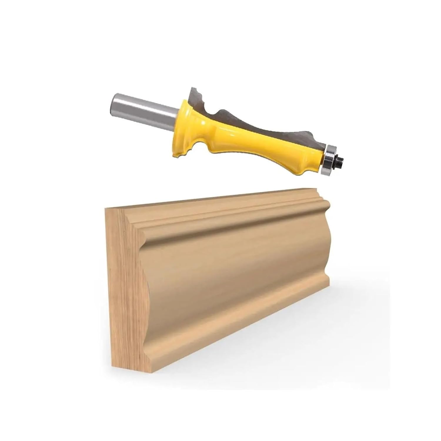 1PC 1/2" 12mm Shank Router Bit Line & Tenon Cutter for Door Window Casing Woodworking(1I2 inch Shank)