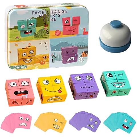 90Pcs Face Changing Magic Cube Game Cover