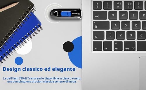JetFlash 790 USB 3.1 Gen 1 da 512 GB (chiavetta USB) nera - TS512GJF790K - Chiavetta USB - Immagine 7