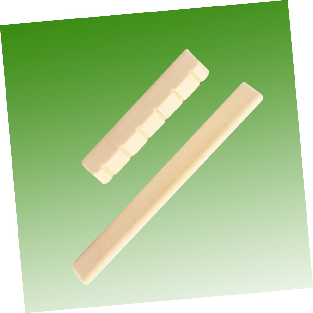 OFFSCH New Saddle Nut for Acoustic Guitar Yellow Upper Lower Pillow Replace Damaged Parts Easy to Cut Random Style