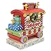 Enesco Jim Shore Peanuts Woodstock's Christmas Train Caboose Figurine, 4.75 Inch, Multicolor