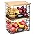 2 Pack Stackable Wire Baskets with Bamboo Top for Pantry Organizers and Storage, XXL Kitchen Organization Counter Basket for Fruit, Vegetable, Produce, Bread, Potato and Onion Storage Bins