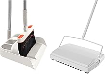 JEHONN Carpet Sweeper; Broom and Dustpan Set for Home