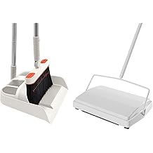 JEHONN Carpet Sweeper; Escoba y Dustpan Set para el hogar