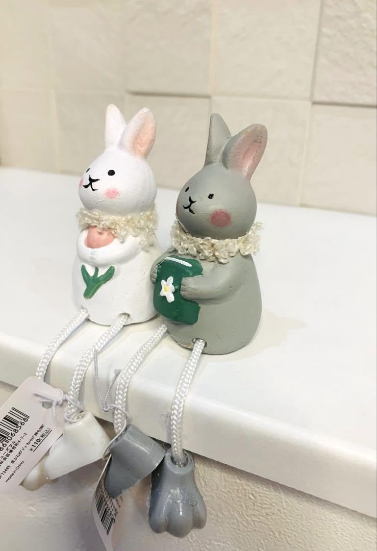 Amazon.co.jp: ナチュラルキッチン 足ぶらオブジェ うさぎ : ホーム
