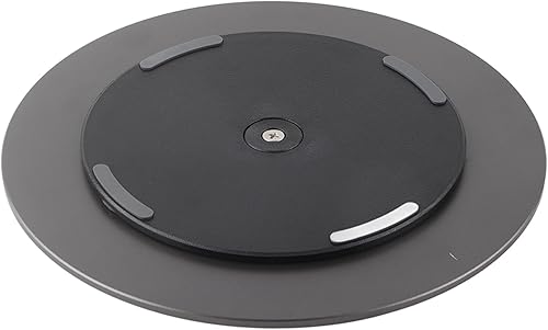 Miniatura 5 de Base giratoria de aluminio para monitor de rotación de 360, soporte giratorio de 360, base de plataforma giratoria para monitor, computadora,