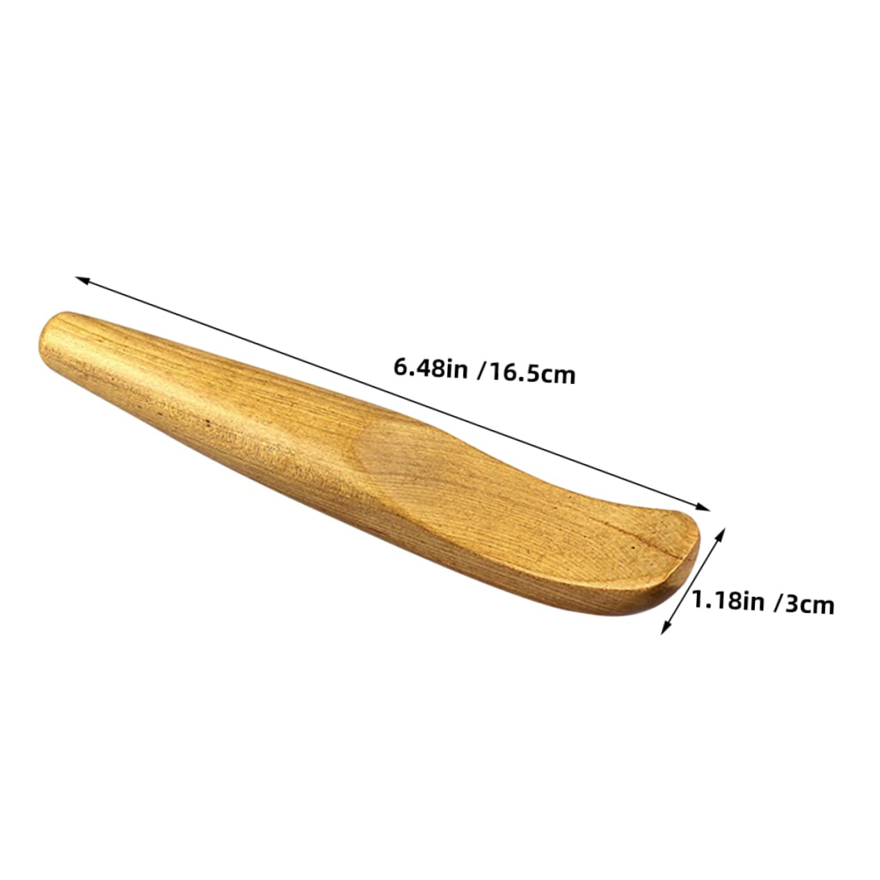 FOMIYES Wooden Massager Roller 3pc Wood Acupoint Massager Gua Sha Tool for Muscle Relaxation for Travel