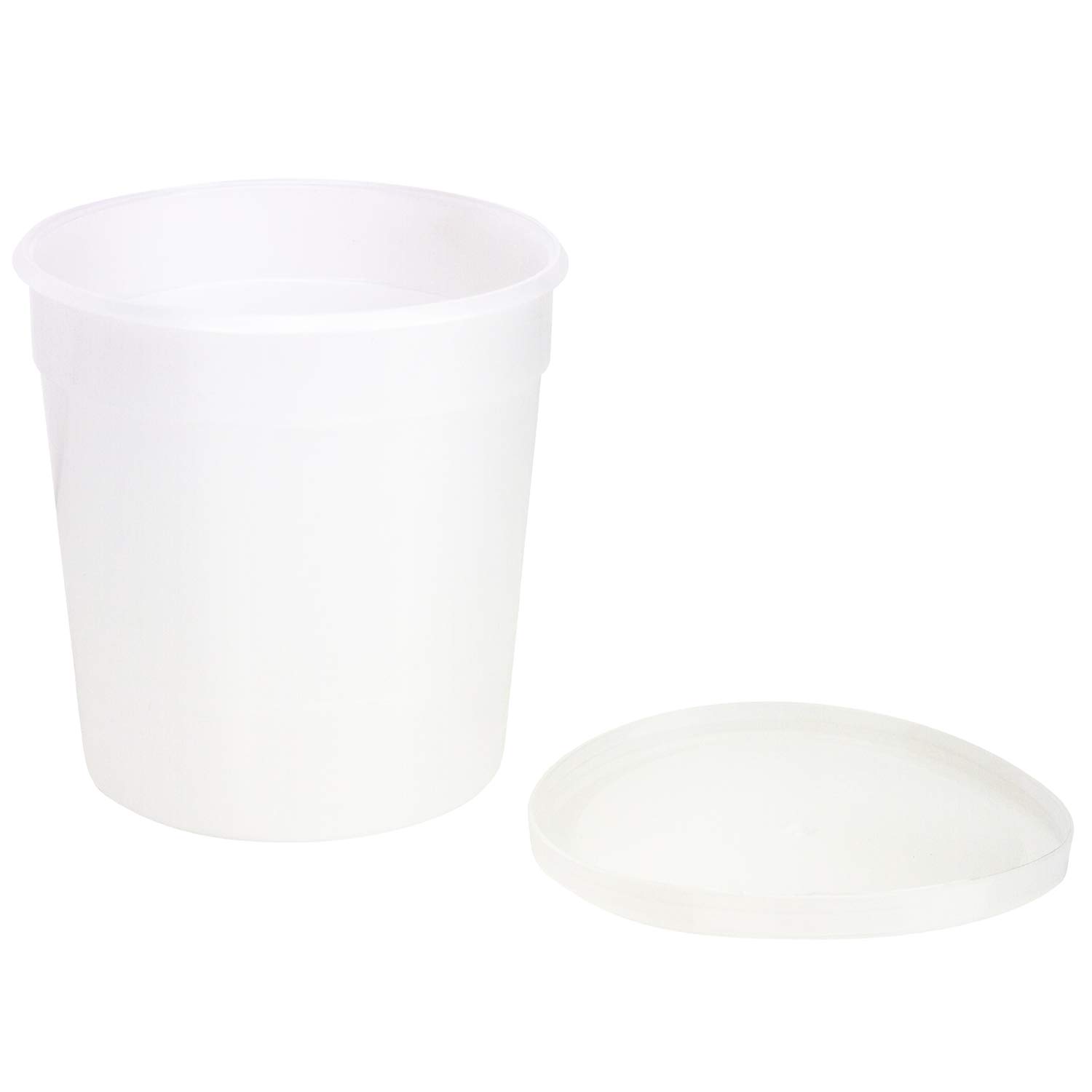 Caplugs Evergreen 240-5702-06N PLSC Series, Press-Lid Pathology Containers, 16oz/473mL, HD-PE, Ample Space, Medical, Pathology, Labware, Storage, Natural, Pack of 60 (99192996)