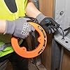 Klein Tools 56335 Flat Steel Electrical Fish Tape, 25-Foot 1/4-Inch Wide Spring Steel Tape, Slim Plastic Tip, Laser Etched 1-Foot Markings #5