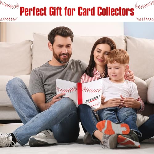 Baseball Card Binder 4 Pocket Gifts for Boys Girls, Waterproof 400 Pockets Card Holder Album with 50 Removable Sleeves for Trading Card - Binder Display Storage Carrying Case for Baseball Cards - image 6