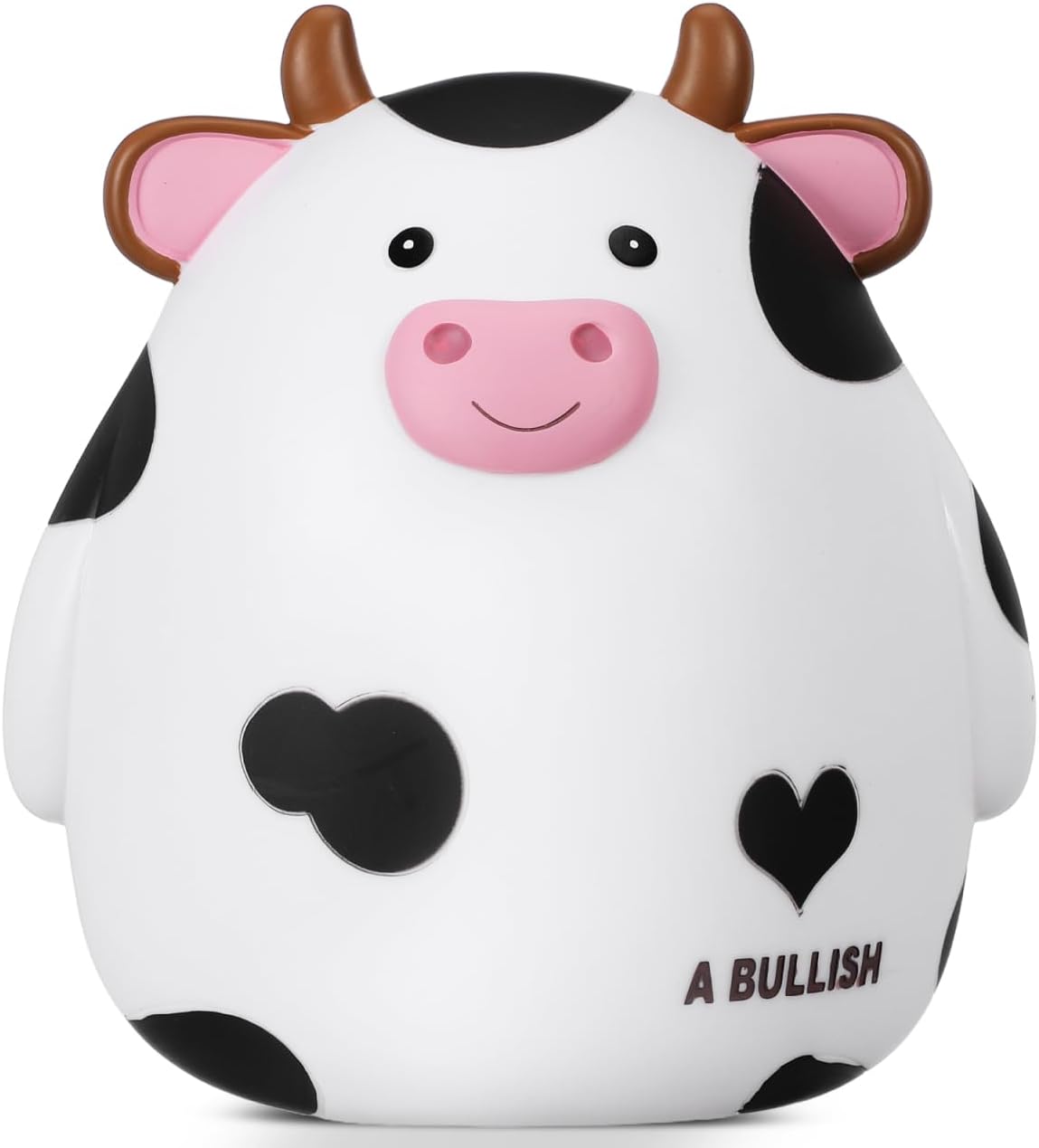 NUOBESTY Piggy Bank, 1pc Cow Coin Bank Cartoon Saving Pot Money Box Savings Jar for Tabletop, Home Decoration (Random Color)