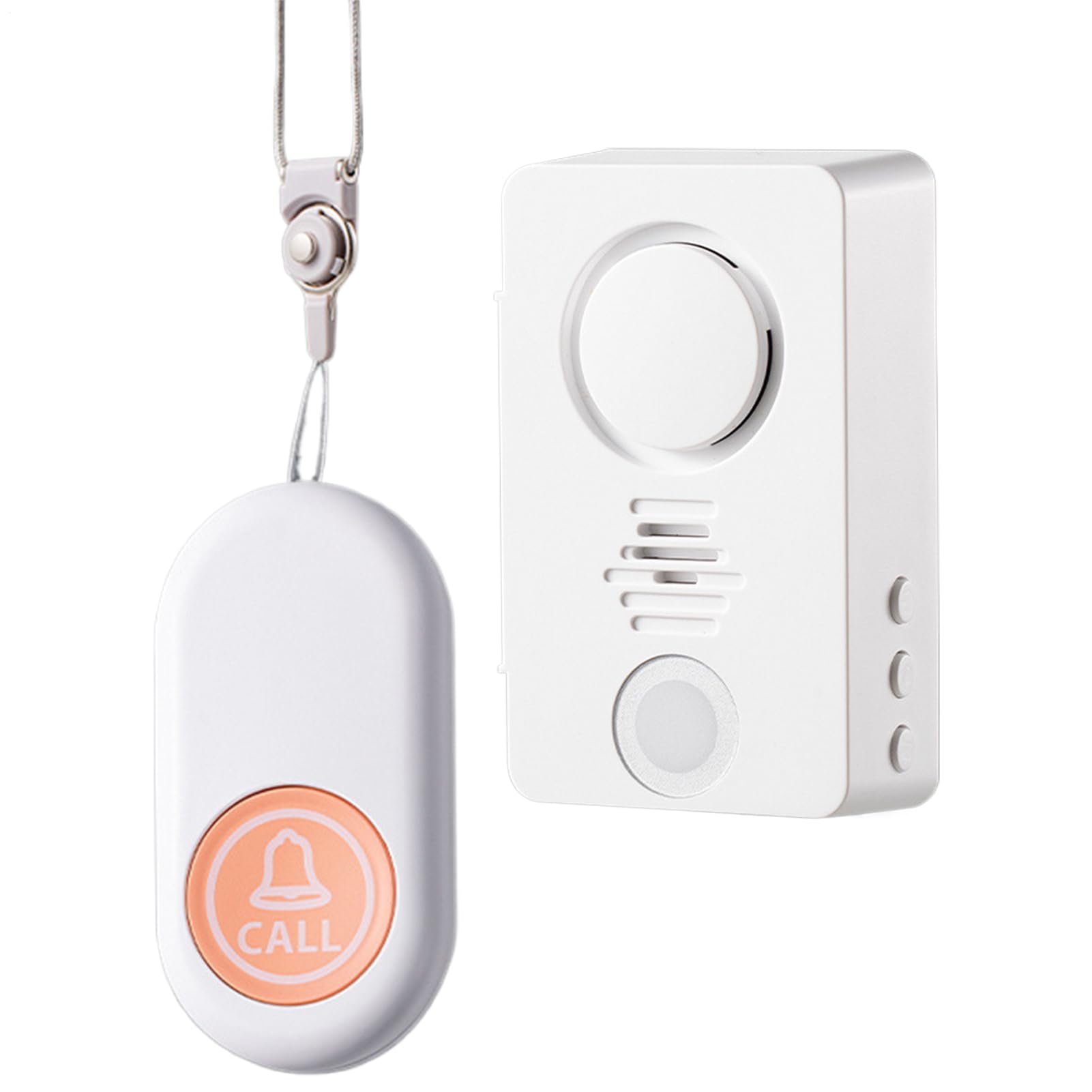 Alarmas de Cama para Personas Mayores, Timbre Inalámbrico De Alerta para Mesita De Noche, Dispositivo De Llamada De Bajo Consumo para Adultos Mayores Niños Y Pacientes con Enuresis