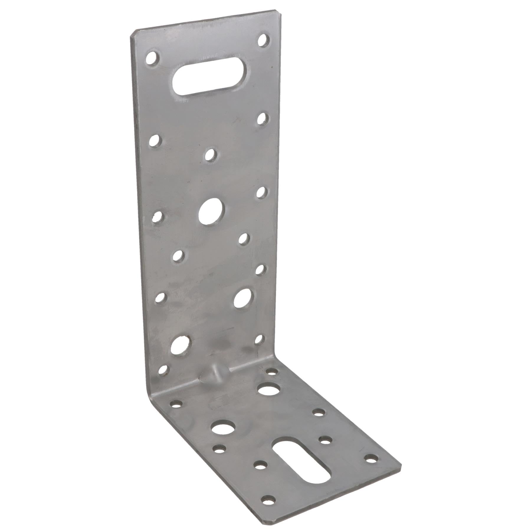 Ab Tools Silver Stainless Abl Angle Bracket Corner Fastener Plate 150Mm X 90Mm X 60Mm 1Pc
