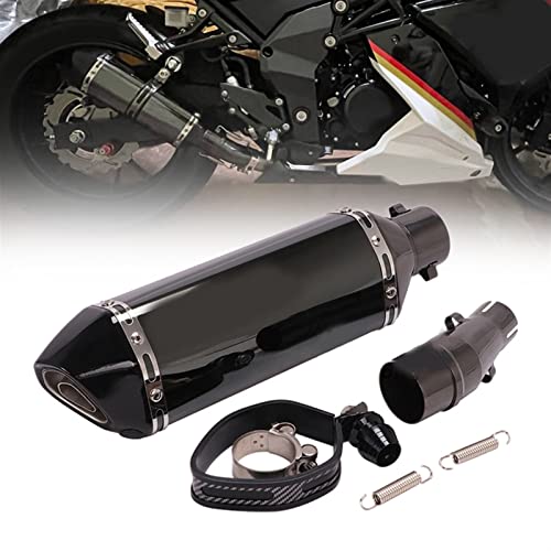 Tuyau d'échappement intermédiaire Kawasaki Z250 Z300 Ninja300 tube central noir