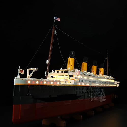 T-Club Kit de luz LED para (italiano), kit de iluminación compatible con Lego 10294 (solo luz LED, modelo de bloque de construcción no incluido)