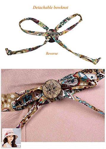 Hindawi Sun Hats For Women Packable Wide Brim Uv Protection Beach Hat,Beige #TOP4