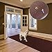 ZGR HOME&GARDEN Custom Size Runner Rug 2 ft x 6 ft, 2-82ft Carpet Runners Hallway Entryway Kitchen Garage Laundry Room Area Rugs with Non-Slip Rubber Backing, Chocolate Brown