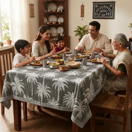 Image of LITO LINEN AND TOWEL Single Bed Solapur Chaddar 100% Cotton Blanket - Reversible Handloom Bedspread for Winter & All Seasons, Soft Breathable Cotton Bedsheet /Blanket - Olive Drab, 60 inchx90 inch