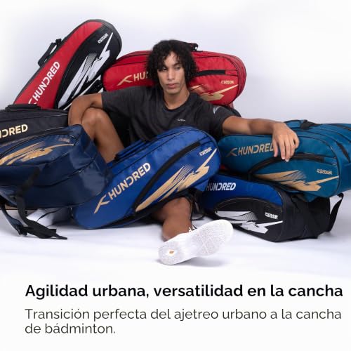 Bolsa de bádminton Cosmogear: raquetero deportivo con compartimentos amplios 4