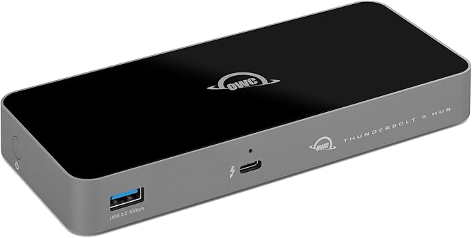 OWC Thunderbolt 5 Hub – 5-Port Expansion for Mac & PC | 80Gb
