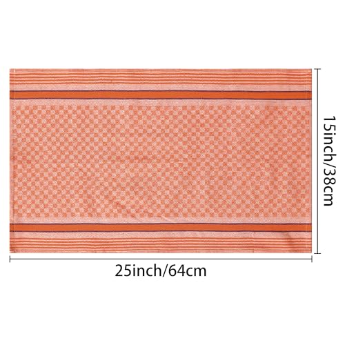 Torchon de cuisine 100% coton uxcell serviette gaufrée absorbante 6x - 4