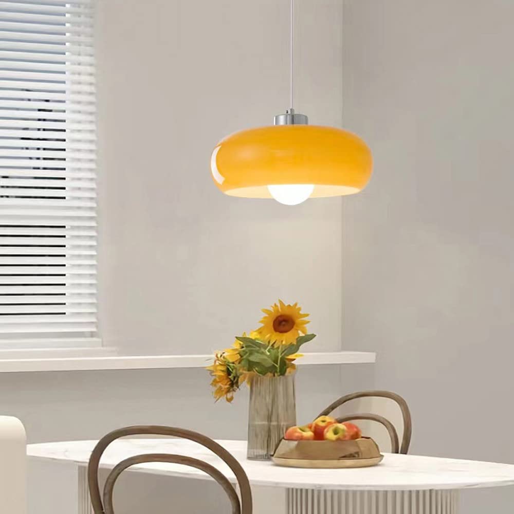 Jadssox Moderne Glas-Hängelampe Kücheninsel Pendelleuchte Deckenleuchte, nordische Metall-Hängeleuchten E27 Mini-Kronleuchter für Esszimmer, Wohnzimmer, Schlafzimmer, Café-Bar
