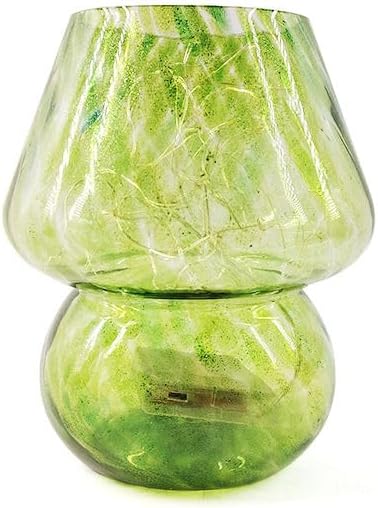 Mushroom Bedside Lamp Modern Art Unique Transparent Waterproof Handmade Candle Stand Easter Night Light Table Lamp Home Decor