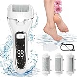 【Diseño recargable y pantalla LCD】Batería de litio de 1200 mAh incorporada, completamente cargada en 5 horas, la terapia de pies eléctrica puede durar 120 minutos. La pantalla LCD también puede ayudarlo a comprender el tiempo de uso restante, que es más conveniente.La lima eléctrica pedicura profesional le permite resolver problemas de manera más eficiente.La lima eléctrica para pies resolverá quitar callosidades eliminará las costras y las Callosidades Cuidado.
