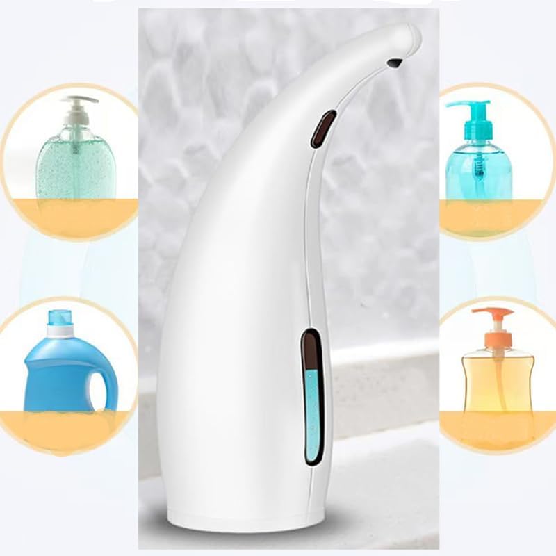 Automatic Liquid Soap Dispenser, 300ml Touchless with Infrared Sensor Soap Dispenser Automatic,for Kitchen, Bathroom, Hotel, Restaurant(No Batteries Included)