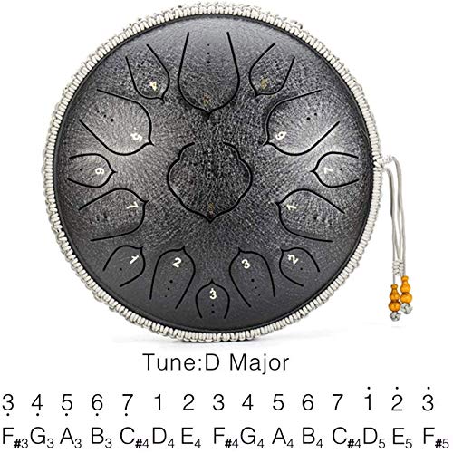 Tambor de lengua de acero 14 pulg 15 notas miniatura 4