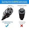 LotFancy 24V 1.5A Electric Scooter Charger for Razor E100, E200, E300, E500, PR200, MX350, Dirt Bike, Pocket Mod, Sports Mod, and Dirt Quad, Battery Charger Replacement for W13112099014