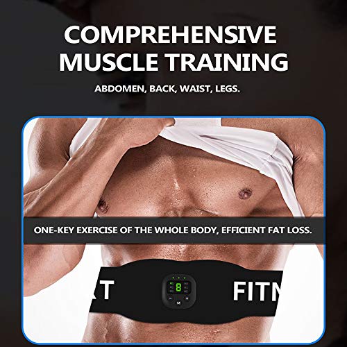 Estimulador muscular, Andoer Visor digital inteligente EMS Micro atual adesivo para músculos abdomin