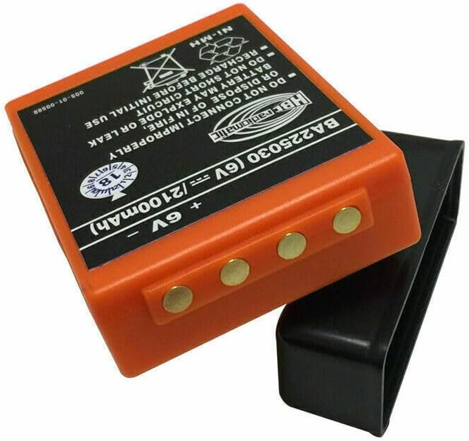 Miniatura 7 de BAOBUTE BA225030 BA225030 6V 2100mAh Batería recargable HBC Radiomatic Battery BA225030 para grúa HBC Control remoto Bomba Batería de camión
