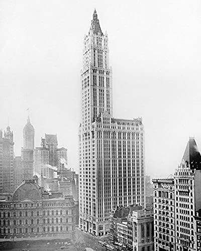 Woolworth Building New York City NYC 1912 11x14 Photograph Photo Print