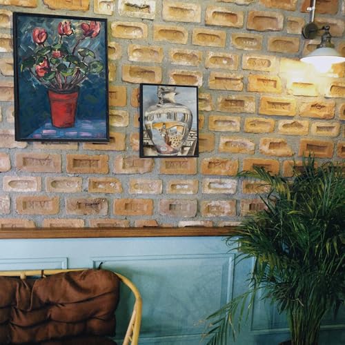 Image of 8x12 Canvas Floater Frame for 0.6-0.9 inch Deep Canvas Painting,Black